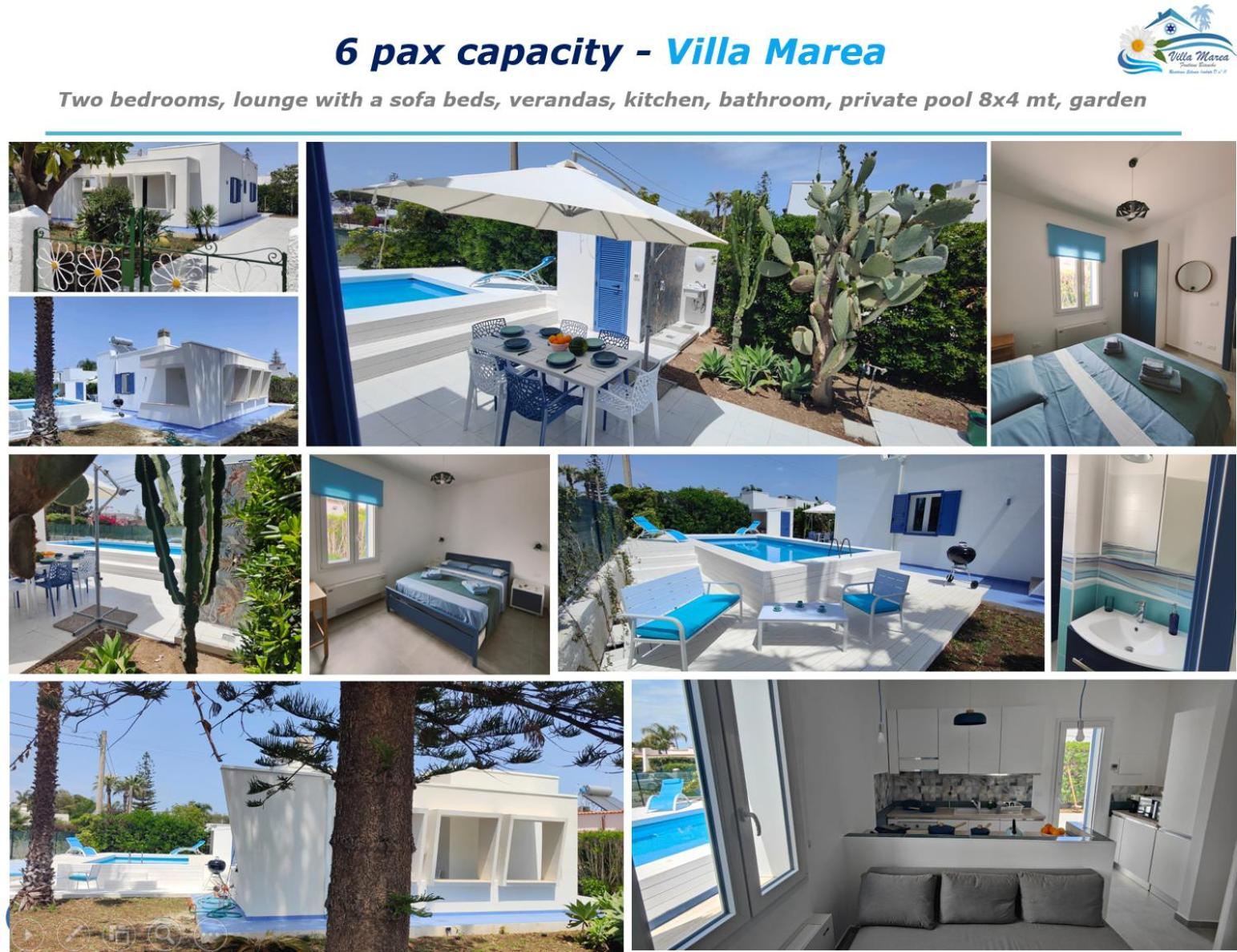 Pool Seaside Relais, Deluxe Villas - Ninfea, Marea, Rosa E Cassiopea フォンターネ・ビアンケ エクステリア 写真